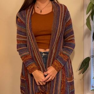Multi-colored Billabong Cardigan - SMALL